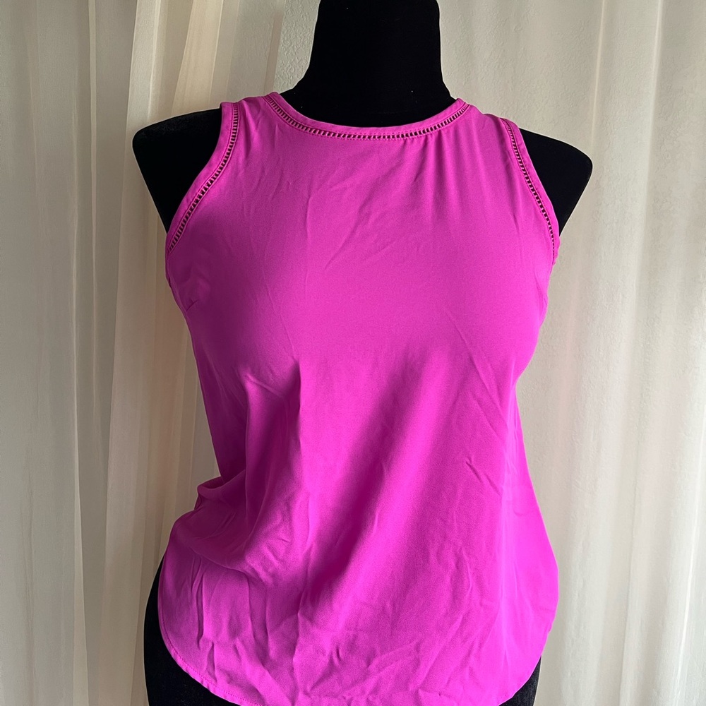 J. Crew Vibrant Pink Tank Top